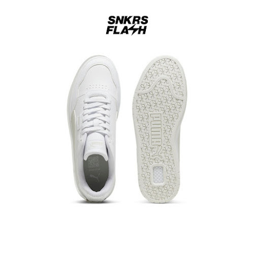 PUMA COURT ULTRA LITE WHITE VAPORT GREY Sepatu Sneakers Unisex - 38937110 - Size 39