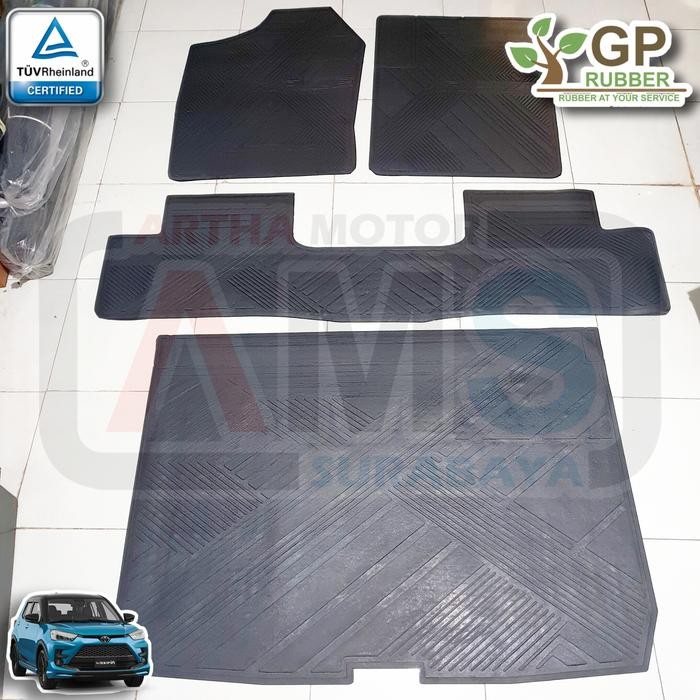 Karpet Karet Lantai Mobil Toyota Raize Raise Fullset