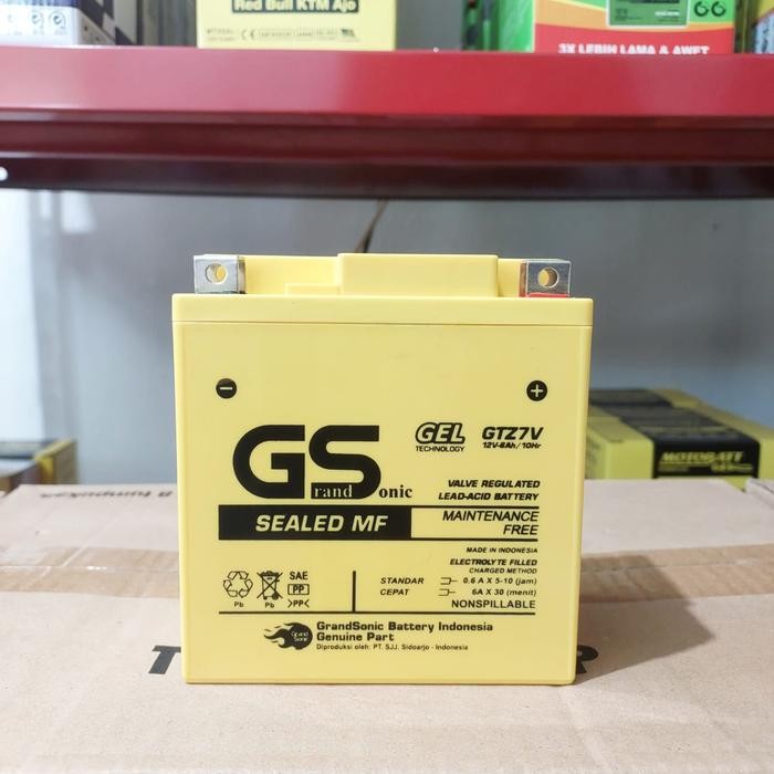 Aki Motor Nmax Old, Aerox 155, Lexi 125 Gs Gtz7V Aki Kering Gel Yamaha