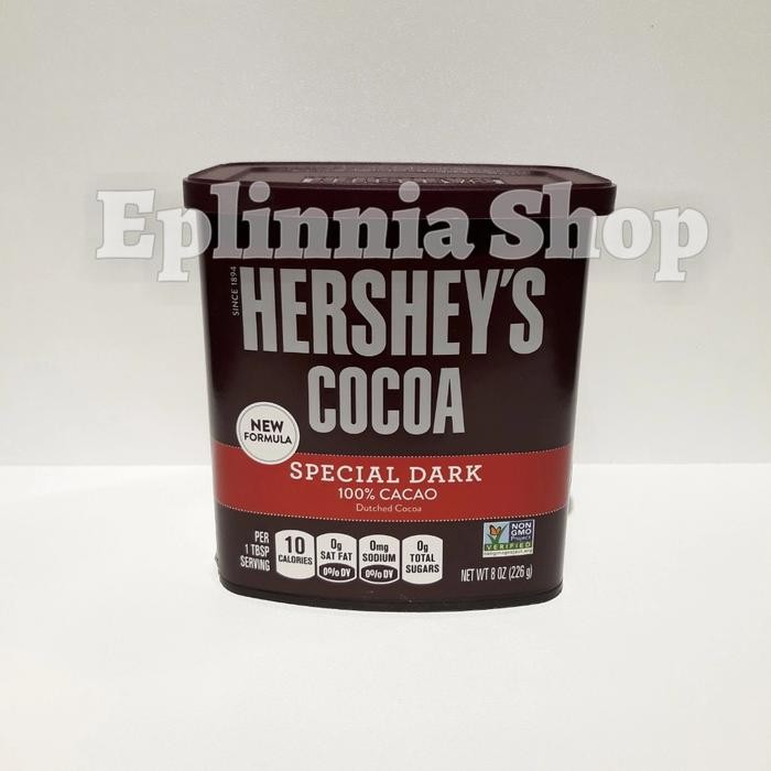

NEW! HERSHEY'S HERSHEYS COCOA SPECIAL DARK DUTCHET COCOA 226 GR