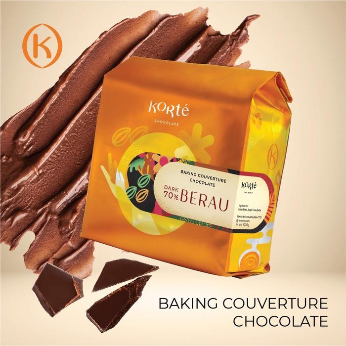 

NEW! KORTE BAKING DARK CHOCOLATE COUVERTURE