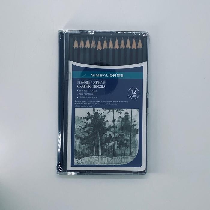 

Pensil Sketsa / Graphic Pencils Simbalion Set