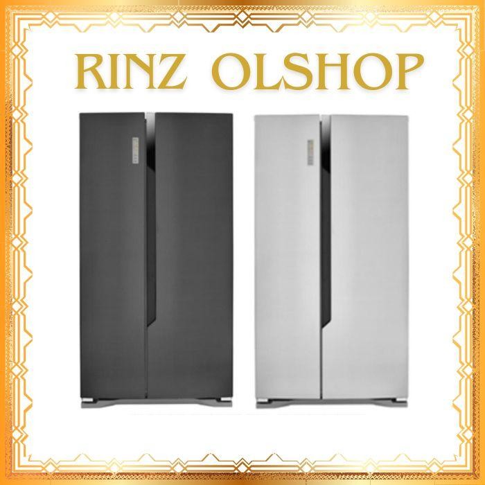 1MZQ Kulkas Side By Side 2 Door Gea Rc-67Ws/ Kulkas 2 Pintu Promo
