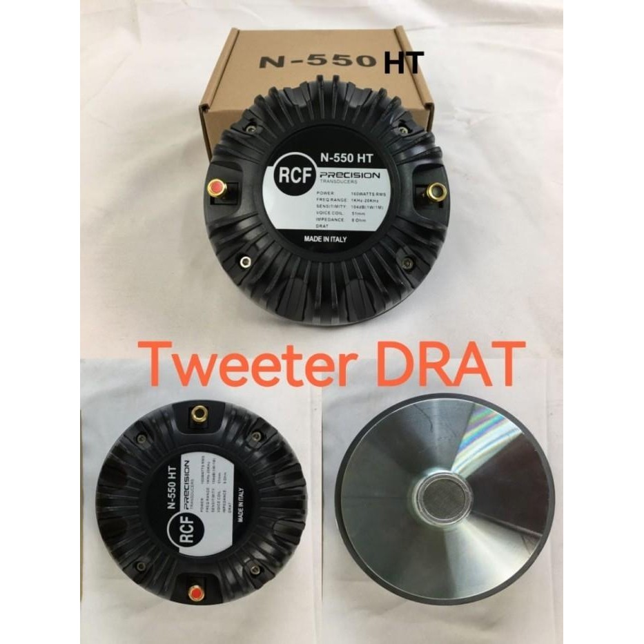 DRIVER TWEETER RCF MODEL DRAT N-550 HT N550HT N550H N550 H BAUT - N550