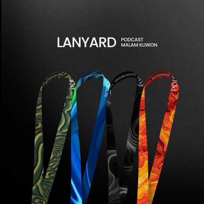 

TERLARIS Lanyard 4 unsur semesta Merchse Podcast Malam Kliwon READY STOCK