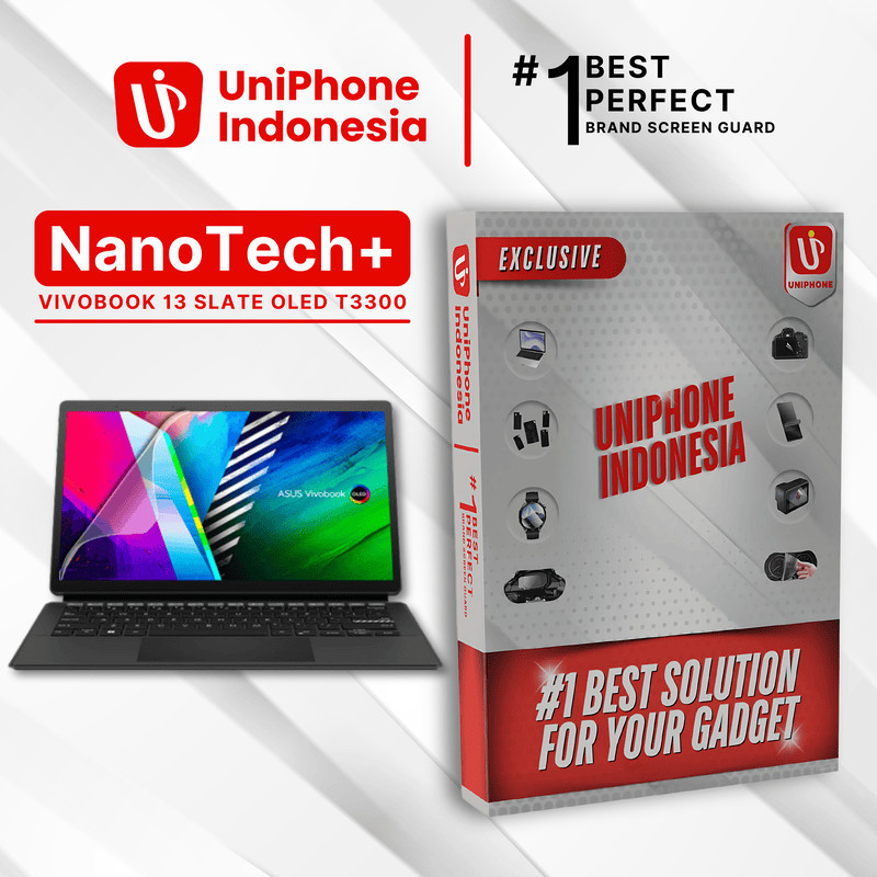 UniPhon EPU BIO GENESIS Hydrogel for ASUS Vivobook 13 Slate Oled T3300 / Screen Guard Protector (Nan