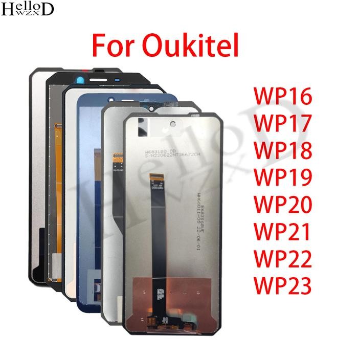 New LCD Screen For Oukitel WP16 WP17 WP18 WP19 WP20 WP21 WP22 WP23 LCD Display Touch Screen Digitier