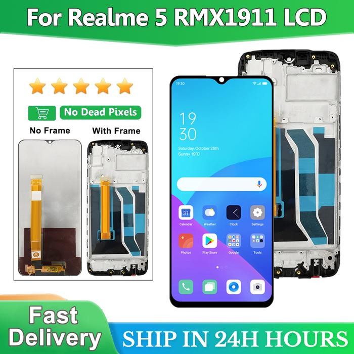Original 6.5" For Oppo Realme 5 RMX1911 / 5s RMX1925 / 5i RMX2030 LCD Display Touch Screen Digitizer