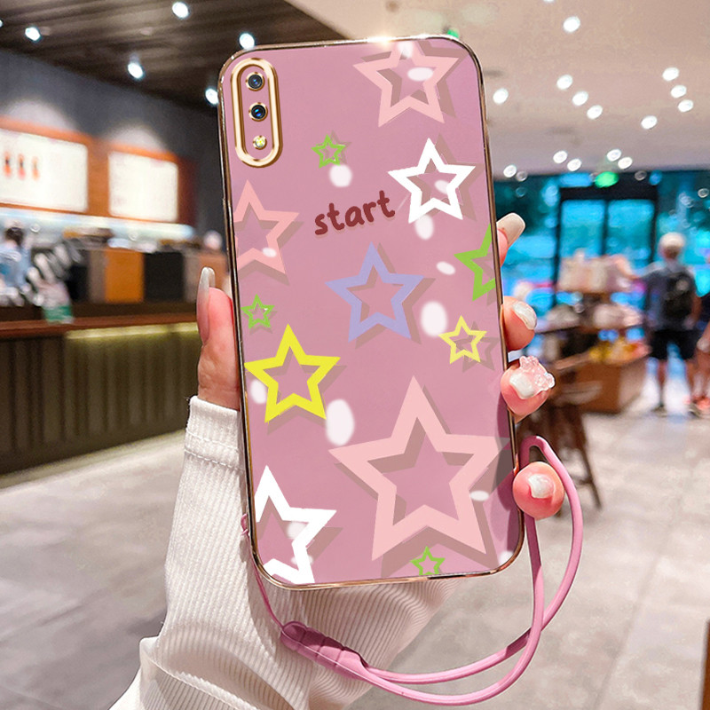 Casing Hp Untuk VIVO V11 V11 Pro Case Casing Bintang Graffiti HP Cesing Silikon Softcase disepuh tal