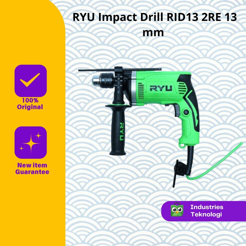 RYU Impact Drill RID13 2RE 13 mm