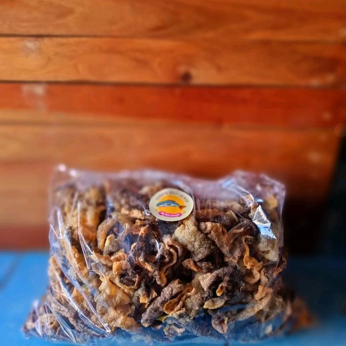 

Kerupuk Kulit Ikan Salmon Original Cemilan Sehat, Crunchy 1Kg Keripik Kiloan