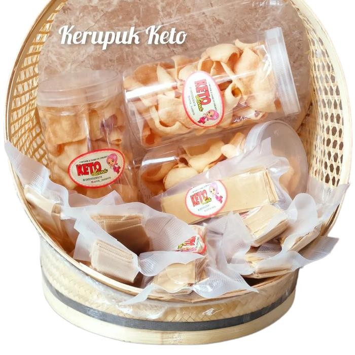 

Kerupuk Keto Original Premium 1 Toples Halal Rendah Karbohidrat