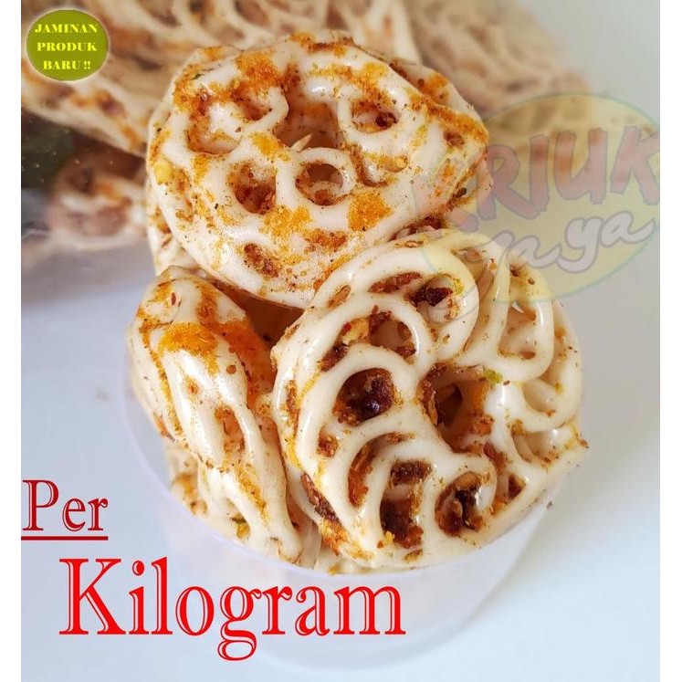 

Kerupuk Seblak Mawar Rafael - Cikruh Daun Jeruk ( 1 Kg )