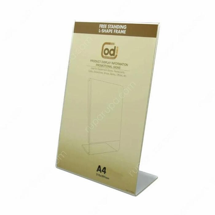 

Odi Sign Holder Acrylic Vertikal L A4