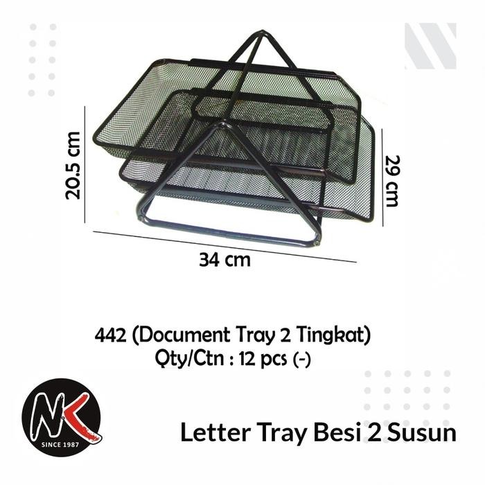 

Letter Tray / Rak Dokumen Kertas Besi Susun
