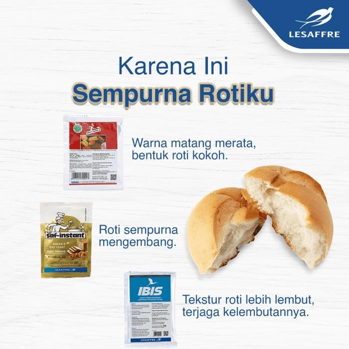 

Ibis Blue Bread Softener, Pelembut Roti Per 500 Gram