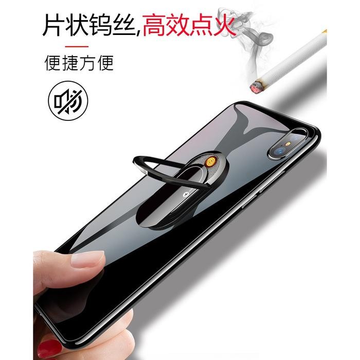 [Expert] Korek Api Elektrik Ring holder handphone USB Charger