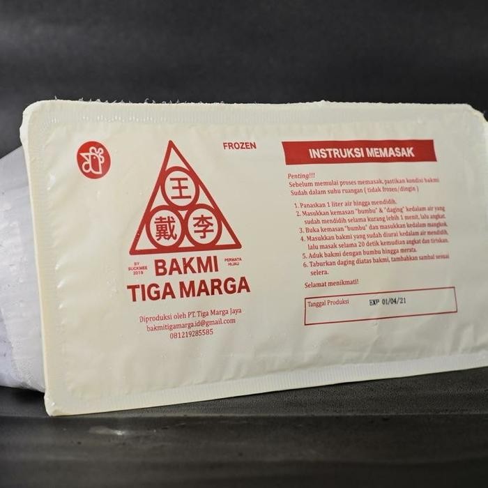 

Ready- Bakmi Tiga Marga - Bakmi Ayam (Isi 2 Porsi)