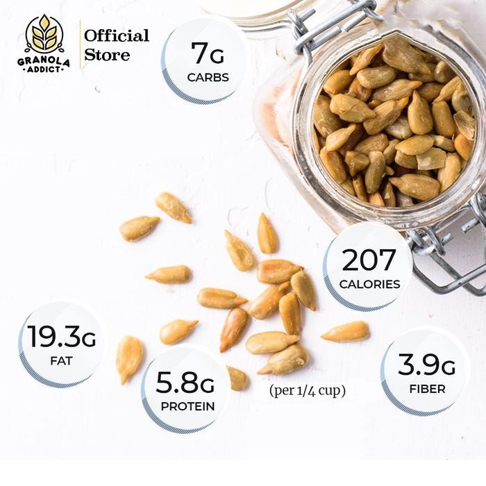 

Ready- Roasted Mix Sunflower & Pumpkin Seeds / Kuaci & Labu Panggang 500G