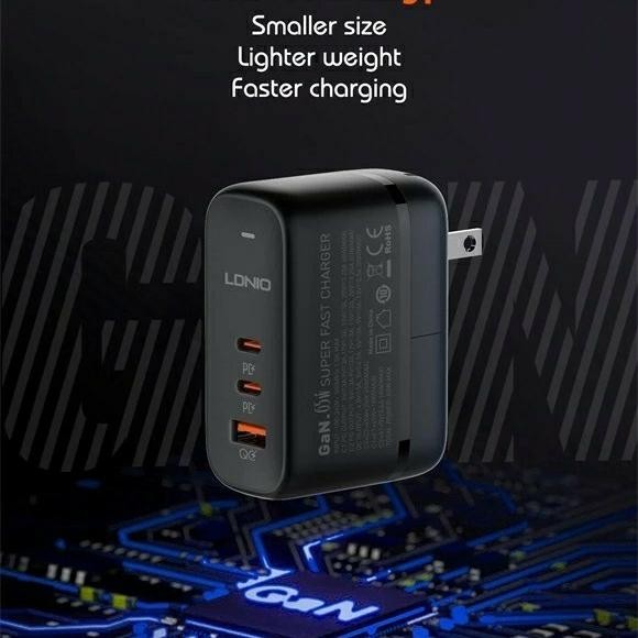 Ldnio Q366 65W Gan Super Fast Charger Adapter Original