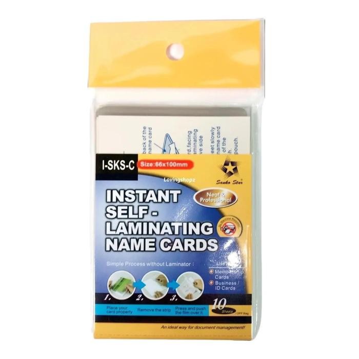 

DKF9 Instant Self Laminating Ktp, Plastik Laminating Ktp Instan Tanpa Mesin