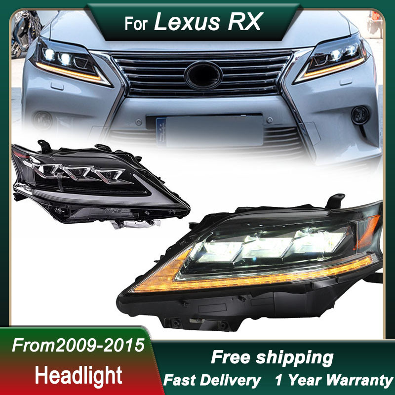 Car Headlight For Lexus RX RX270 RX350 09-15 full LED HeadLamp New