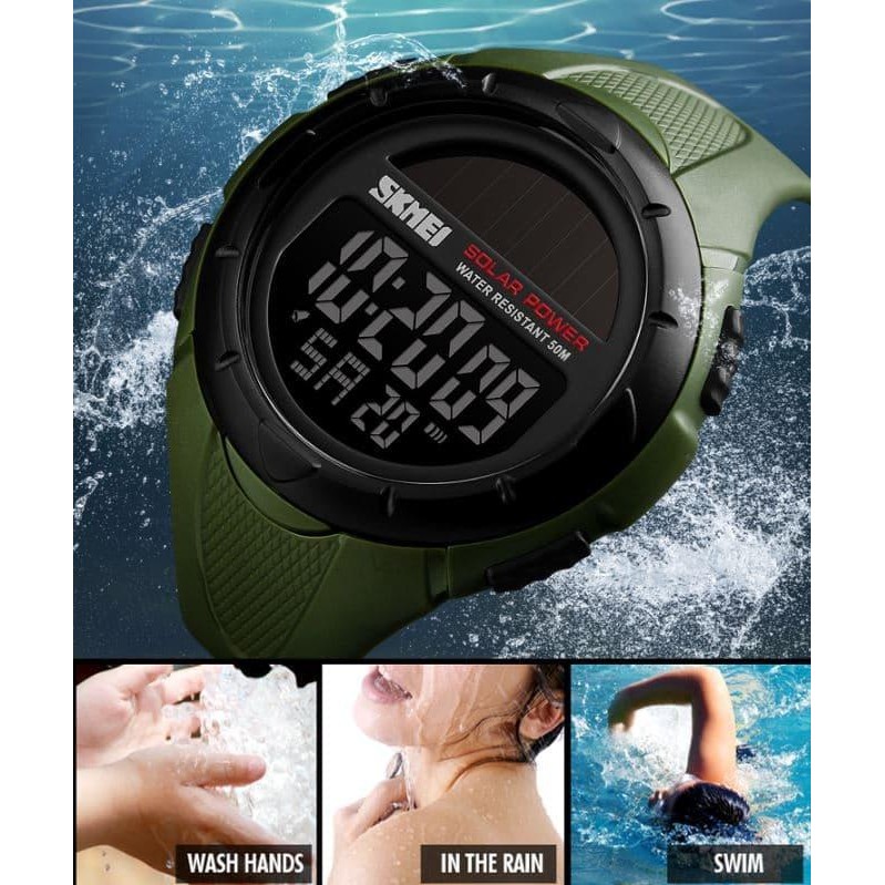 Jam Tangan Digital Skmei 1405 Solar Power Vogue Tenaga Pria