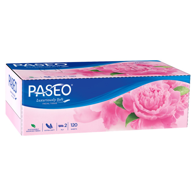 Tisu Paseo Luxuriously Soft Box 120S