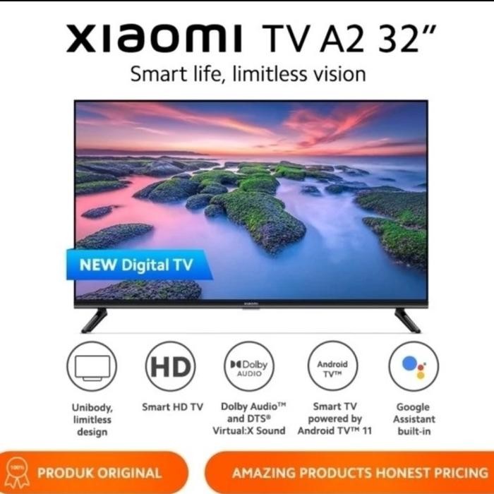 UZ6Z   Xiaomi Mi Tv A2 Smart Android Tv 32" Netflix Disney+