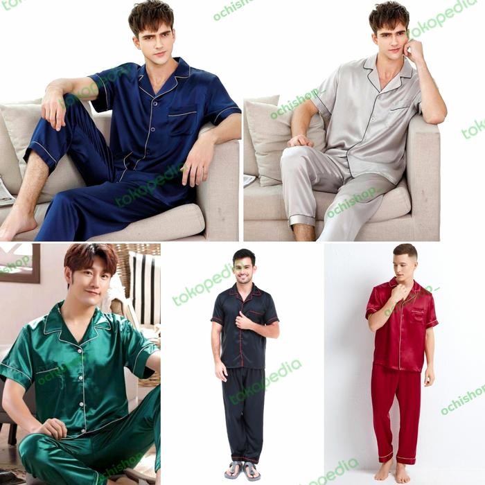 piyama dewasa pria jumbo baju tidur pria