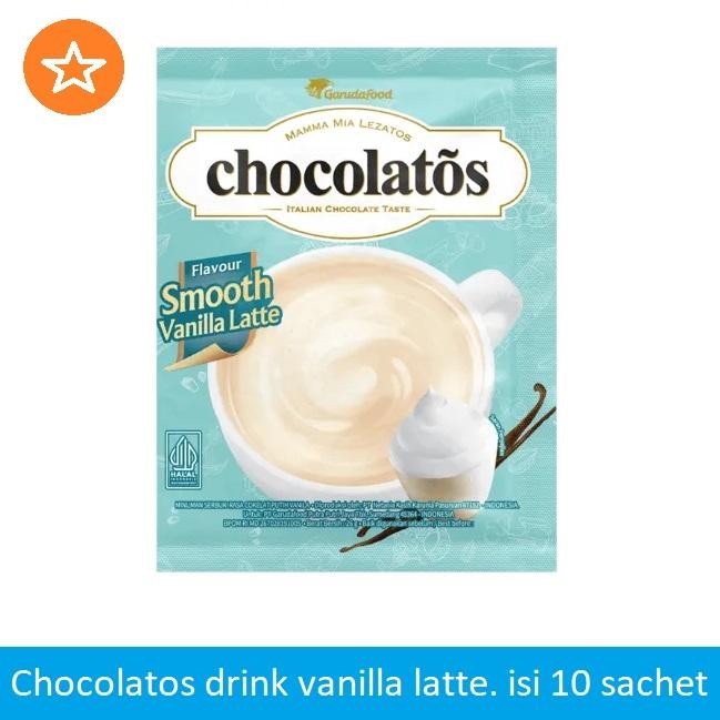 

NWFK Chocolatos Drink Vanilla Latte Isi 10 Sachet