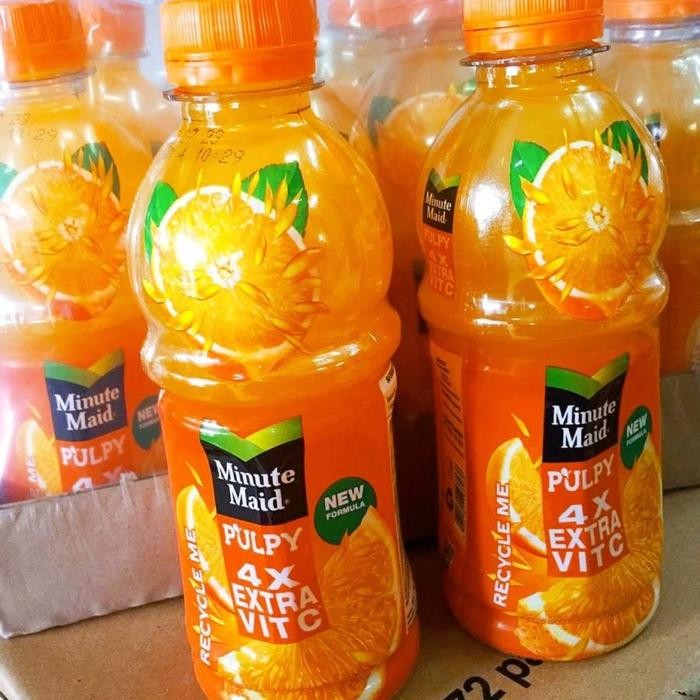 

NWFK Pulpy Orange Minute Maid Botol 300 Ml Pulpi Jeruk