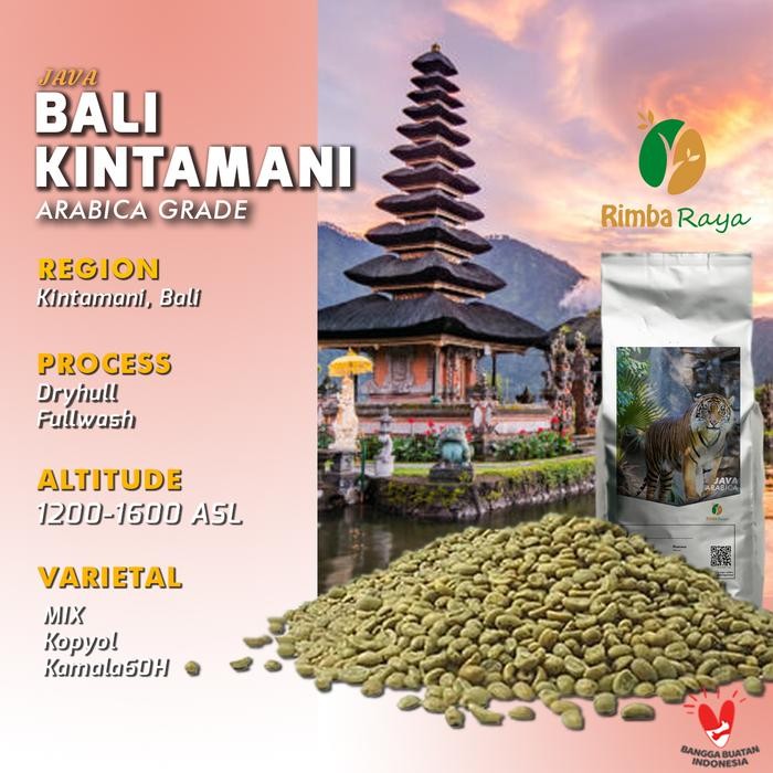 

NWFK Arabica Green Bean Bali Kintamani Dryhull / Fullwash Process Biji Kopi Arabika
