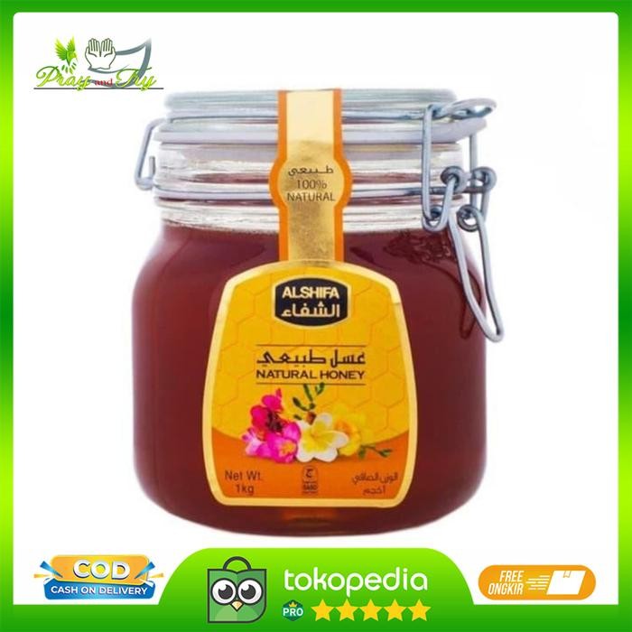 

NWFK Al Shifa Natural Honey Madu Arab Saudi Alshifa 1Kg Madu Murni 1Kg