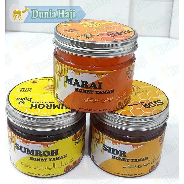

NWFK Madu Yaman Marai Sidr Sumroh Raw Honey Yemeni Pure Natural Original