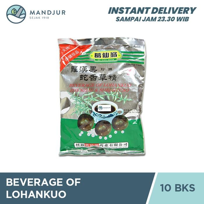 

NWFK Beverage Of Lohankuo Zhenzhu & Sheshecao - Pereda Panas Dalam, Batuk