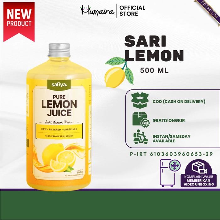 

NWFK Sari Lemon 500 Ml Safiya 100% Juice Murni Segar Lemonits
