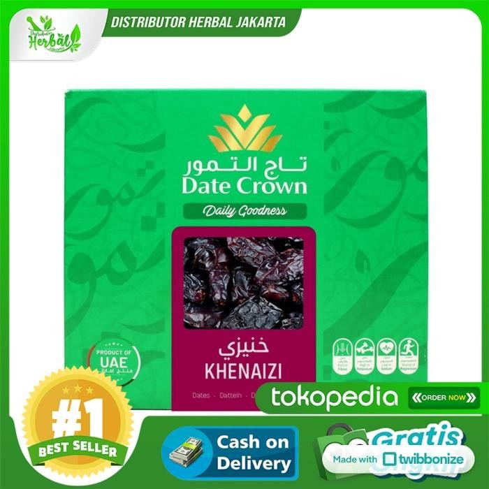 

NWFK [Terlaris] Kurma Date Crown Khenaizi Khenizi Kheneizi 500Gr 500 Gr