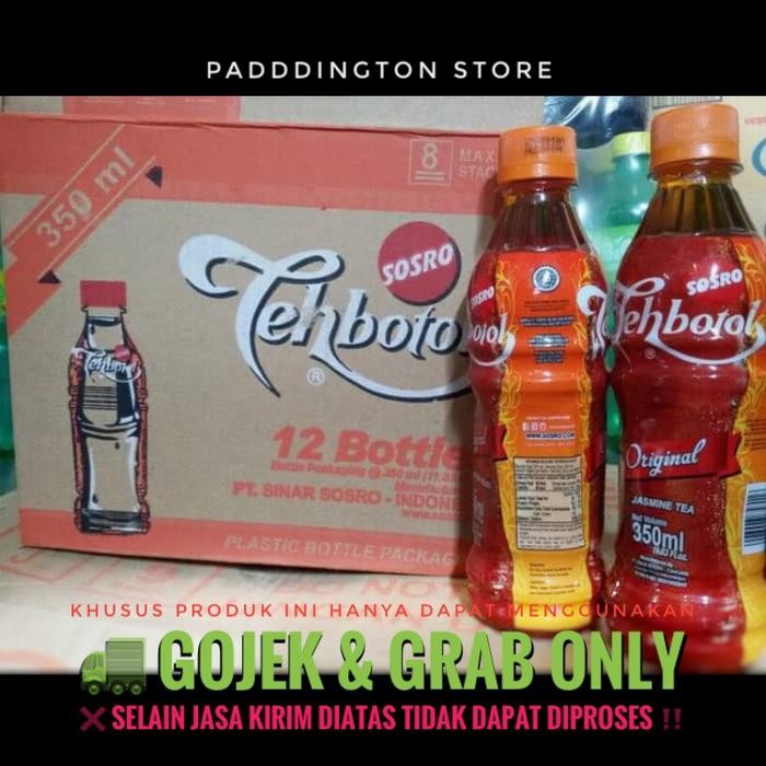 

8SXE Teh Botol Sosro Botol 350 Ml