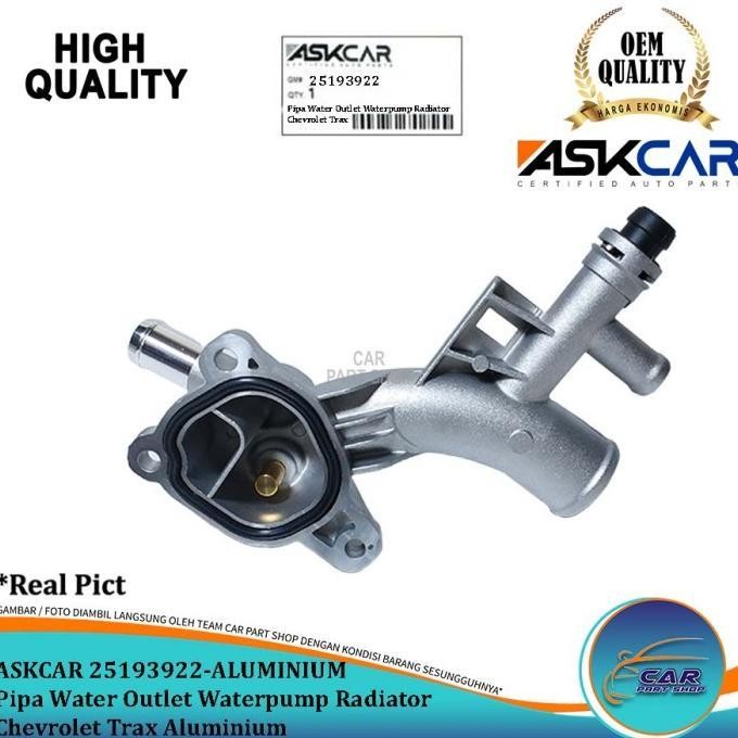 TERLARIS Pipa Water Outlet Waterpump Radiator Chevrolet Trax Aluminium