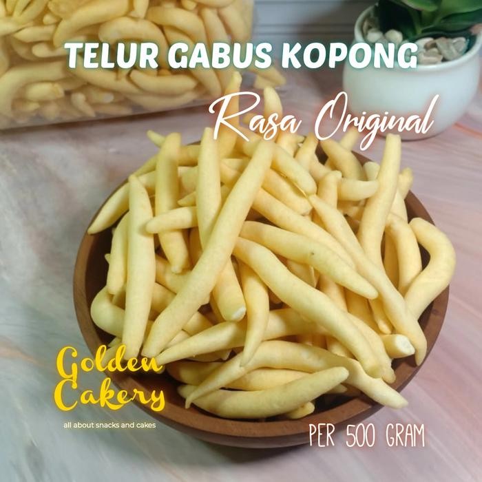 

Ready Telur Gabus Keju Ori Kopong Termurah Terlaris Per 500Gram