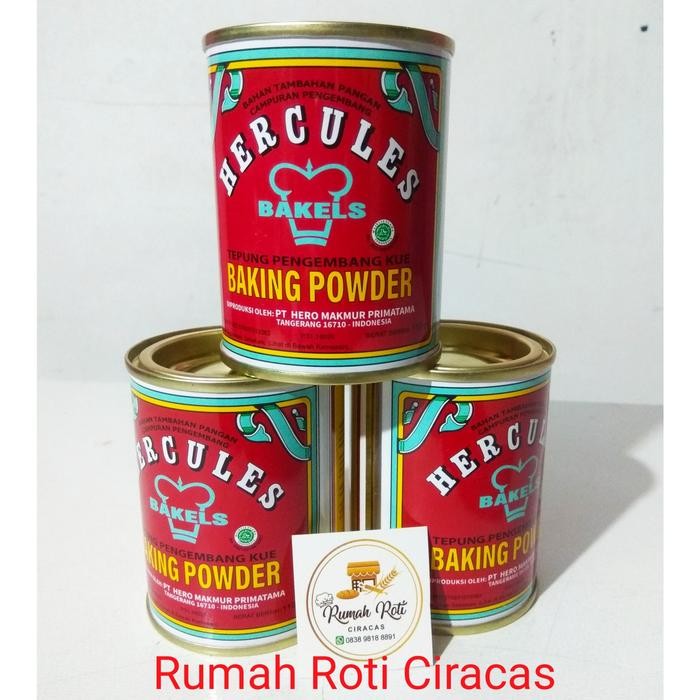 

Ready Baking Powder Hercules Double Acting Pengembang Kaleng