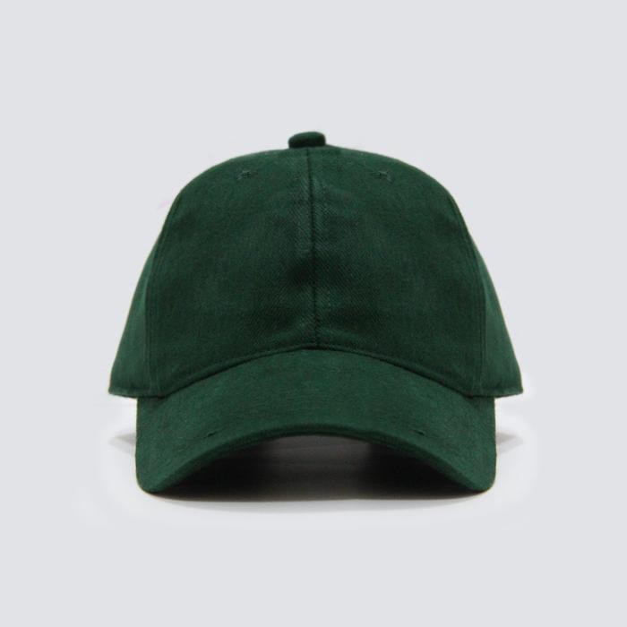 Topi Baseball Hijau Polos Snapback Bahan Rafel Custom by Fitted