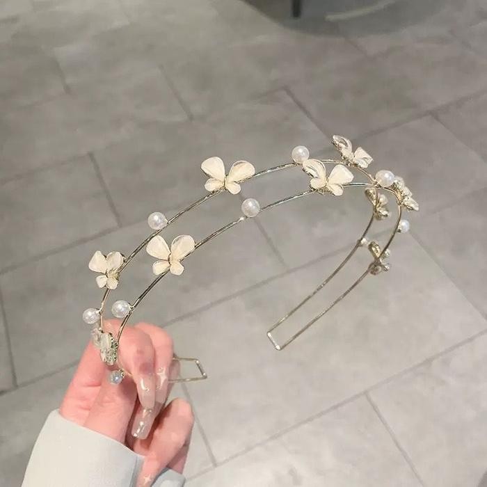 Bando Wanita Bando Korea Aksesoris Rambut Kekinian Headbands