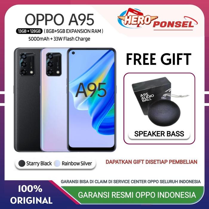 X61_ Oppo A95 Ram 8/128 Gb Oppo A 95 Ram 13/128 Gb Garansi Resmi Oppo