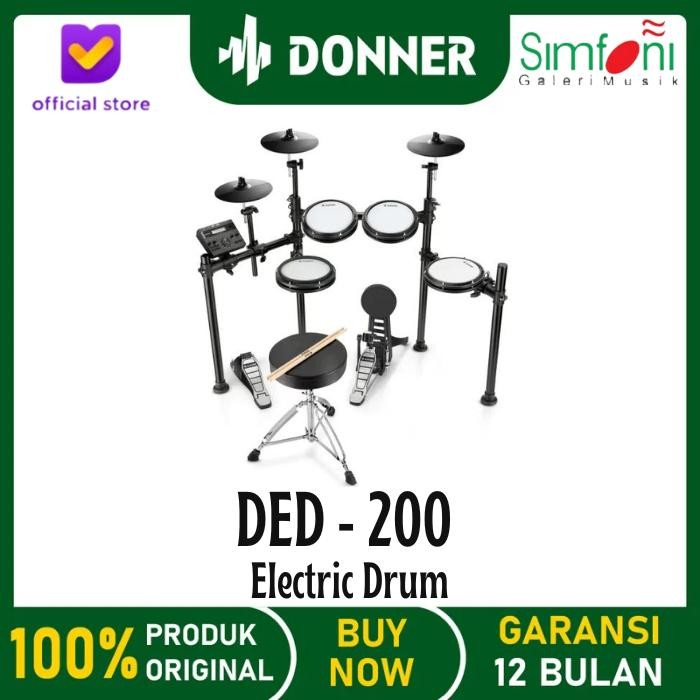 ELECTRIC DRUM DONNER DED-200 Drum Electric