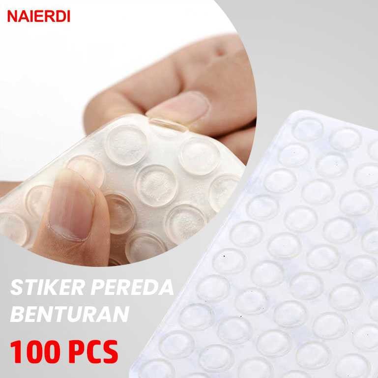 

NAIERDI Stiker Benturan Bumper Silicone Bulat Hemispherical 100 PCS - FZL10