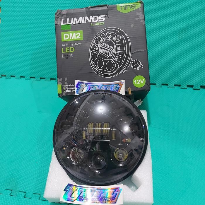 TERLARIS LAMPU DAYMAKER 7 INCH 19 LED GORILLA PNP NINJA SCORPIO TIGER MEGAPRO