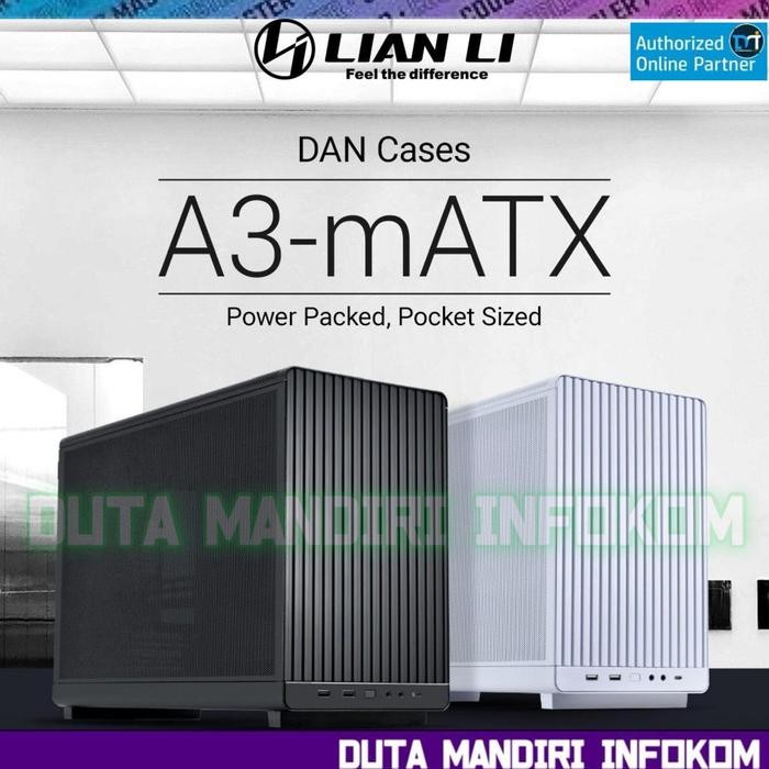 Lian Li A3 mATX - High Airflow Compact Mini m-ATX Gaming Case I Dan Case *