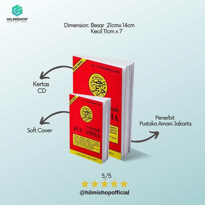 

TERLARIS Terjemah Juz Amma Dilengkapi Bahasa Indonesia READY STOCK
